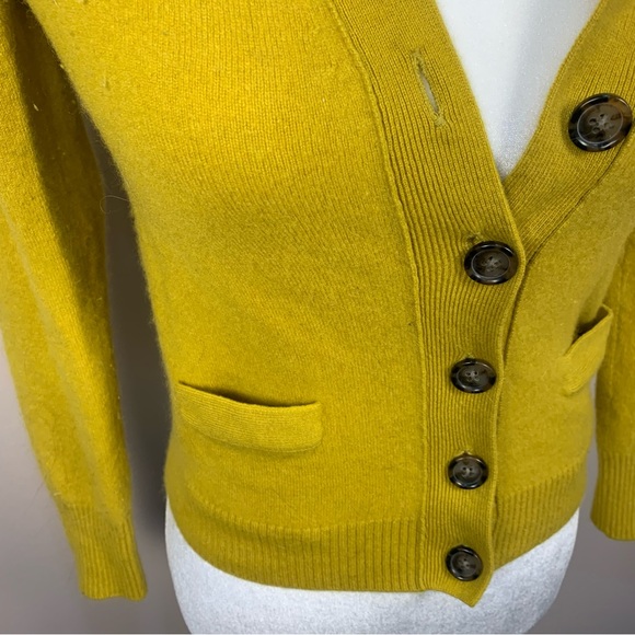 J.Crew Collection Italian Cashmere Button Front Cardigan Sweater - Picture 5 of 12